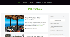 Desktop Screenshot of iaetjournals.com